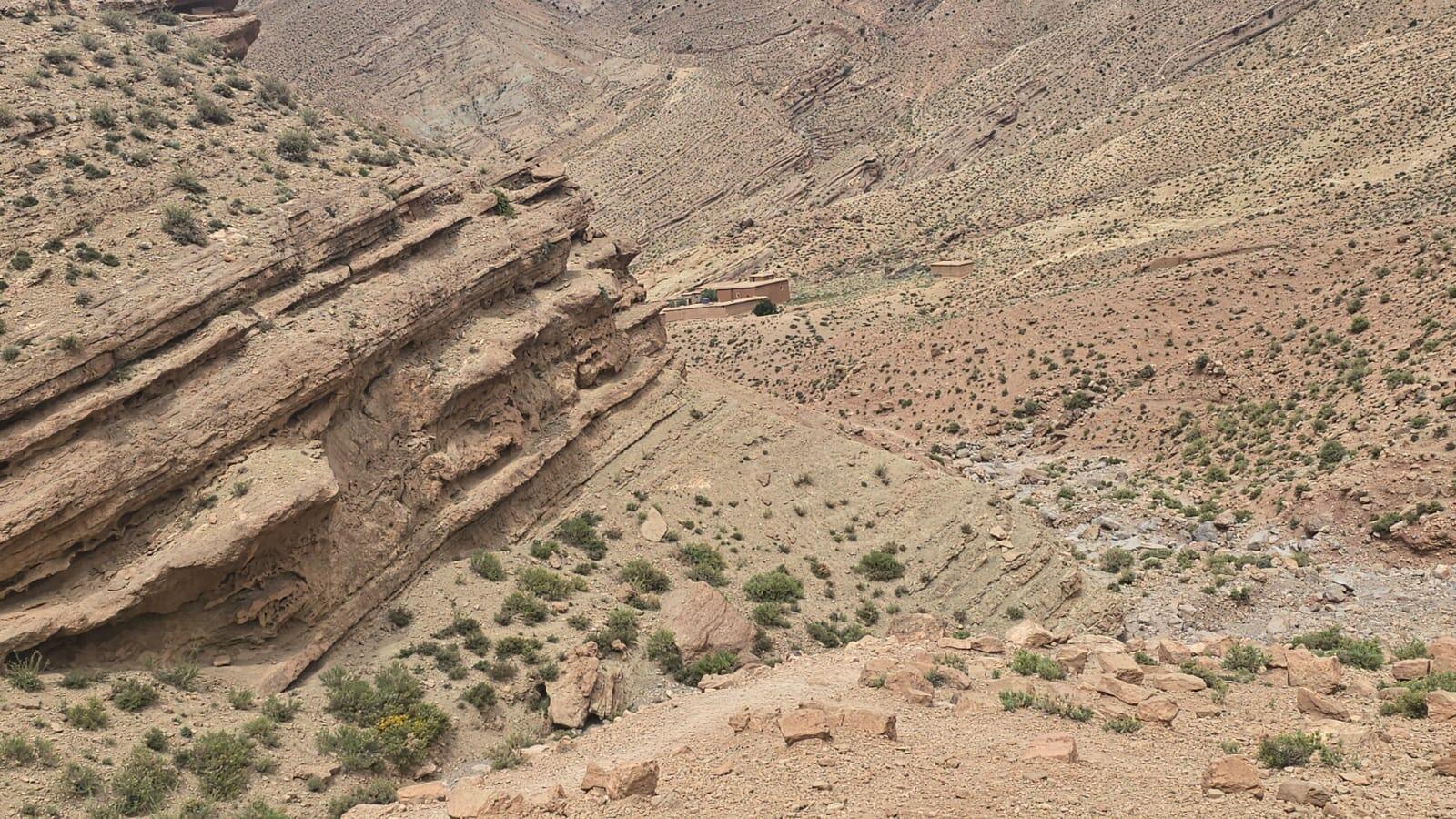Atlas valley · oasis fields